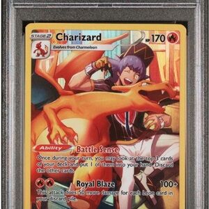 Pokemon Charizard Trading Card - Yellow and Red